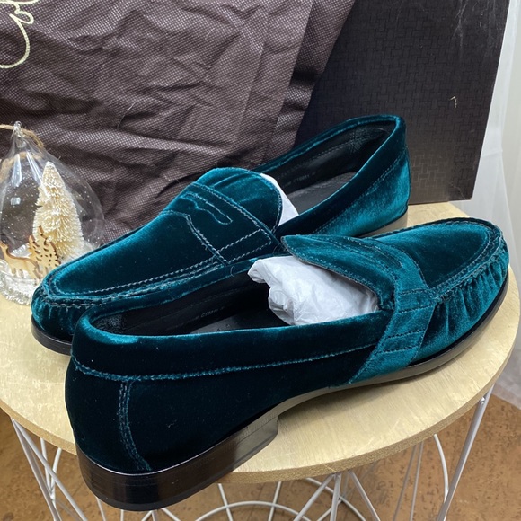 🎉HP🎉Cole Han “Air Monroe” velvet penny loafers - Picture 5 of 10